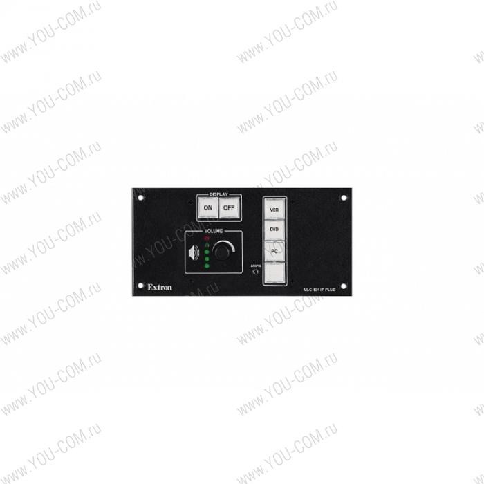 Контроллер Extron MLC 104 IP Plus L серии MediaLink  Ethernet Control and Lectern Faceplate - Black