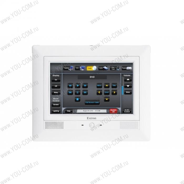 Сенсорная панель 7" Extron TouchLink® TLP 710MV [60-1209-03] цвет белый, встроенный динамик, монтаж в стену, кафедру, любую плоскую поверхность