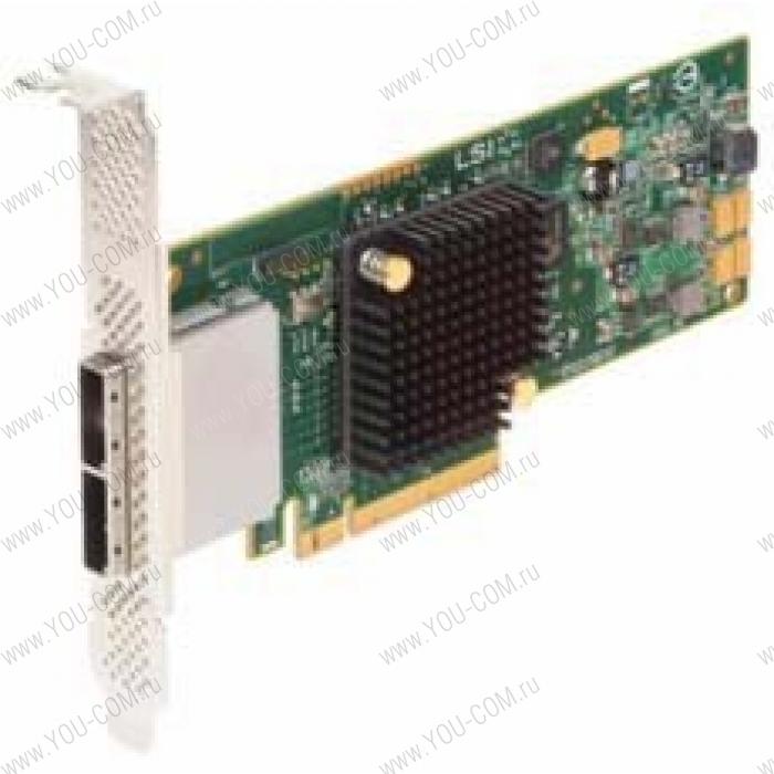 IBM N2125 SAS/SATA HBA, 2 ext port (SFF-8088), chipset LSI SAS2308, PCI-E 3.0  (x3250 M5/ x3500 M4/ x3630 M4/ x3550/3650 M4/ x3750 M4/ x3850 X5)