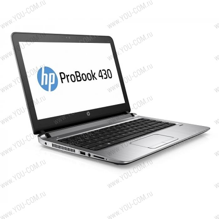 Ноутбук без сумки HP Probook 430 G3 Core i5-6200U 2.3GHz,13.3" HD LED AG Cam,8GB DDR4(1),256GB SSD,WiFi,BT,4C,FPR,1,5kg,1y,Win7Pro(64)+Win10Pro(64)