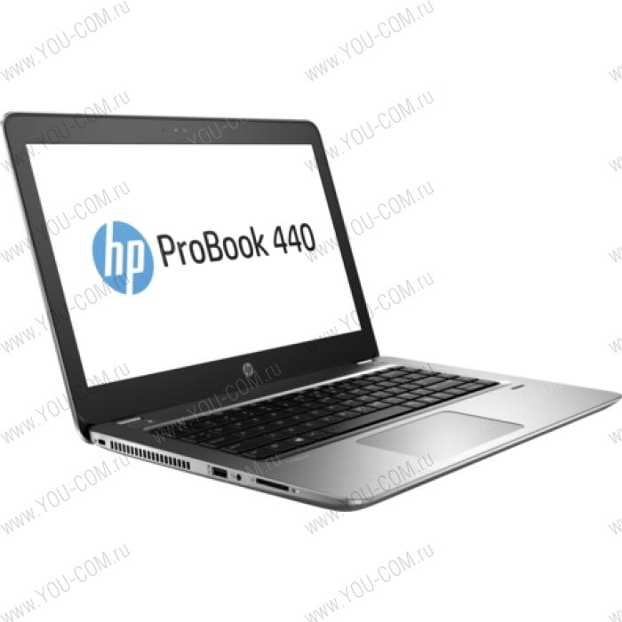 Ноутбук без сумки HP ProBook 440 G4 Core i5-7200U 2.5GHz,14" FHD (1920x1080) AG,8Gb DDR4(1),128Gb SSD,1Tb 5400,48 Wh LL,FPR,1.68kg,1y,Silver,Win10Pro
