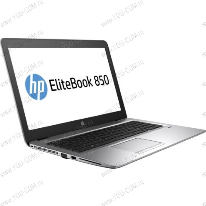 Ноутбук без сумки HP EliteBook 850 G4 Core i5-7200U 2.5GHz,15.6" HD (1366x768) AG,4Gb DDR4(1),500Gb 7200,51Wh LL,FPR,1.9kg,3y,Silver,Win10Pro