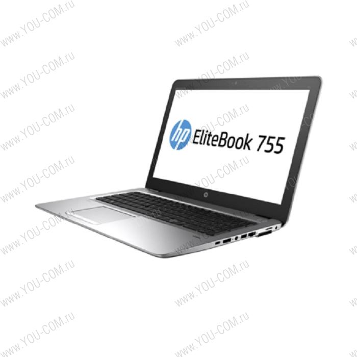Ноутбук без сумки HP EliteBook 755 G3 A12-8800B 2.1GHz,15.6" FHD LED AG Cam,8GB DDR3L(2),256GB SSD,WiFi,BT,3CLL,1,8kg,FPR,3y,Win7Pro(64)+Win10Pro(64)