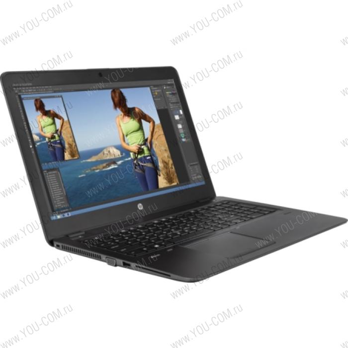 Ноутбук без сумки HP ZBook 15u G3 Core i7-6500U 2.5GHz,15.6" FHD (1920x1080) AG,AMD FirePro W4190M 2Gb GDDR5,16Gb DDR4(1),256Gb SSD Turbo,46Wh LL,FPR,1.9kg,3y,Black,Win10Pro