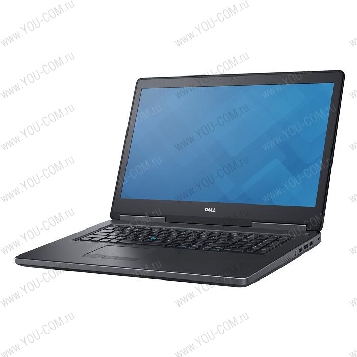 Ноутбук Dell Precision 7710 E3-1505Mv5 2.8GHz,17,3"UltraSharp IPS FHD AG,Cam,16GB DDR4(2),256GB SSD+1TB 5.4krpm,Nvidia Quadro M3000M (4GB DDR5),WiFi,TPM,BT,6C,Smart Card, TPM,USB Type-C,3.4kg,3y,Win7Pro(64)+WIn10