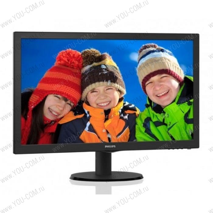 Монитор 23,6" Philips 243V5QHSBA  1920x1080 MVA LED 16:9 8ms VGA, DVI, HDMI 10M:1 178/178 250cd Black*