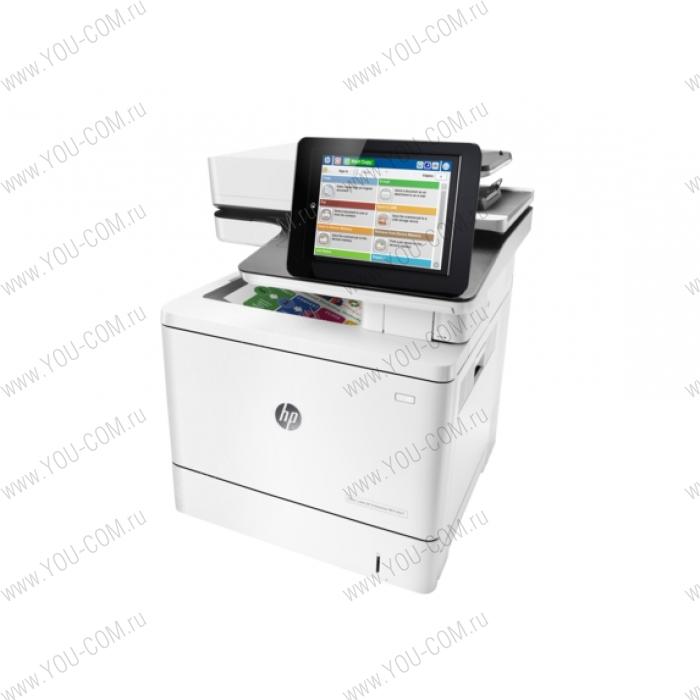 HP Color LaserJet Enterprise MFP M577f (p/c/s/f, A4, 1200 dpi, 38(38)ppm, 1,75Gb, 320Gb encr, 2trays 100+550, ADF 100, Duplex, Stapler, USB/GigEth/FIH, color LCD TS,repl.CD645A)