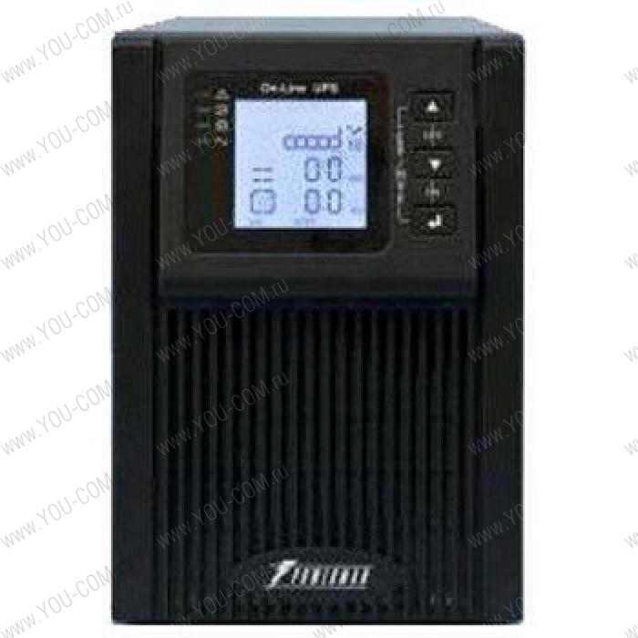 Источник бесперебойного питания Powerman UPS Online 2000VA/1600W, 220V, Tower, Out: 3xShuko, Black*Online2000