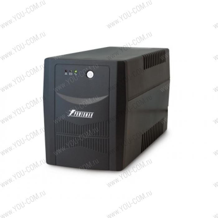ИБП Powerman UPS Back Pro Plus 1500VA/900W, AVR+interface+soft+int, Out: 4xShuko, Black*BackProPlus1500