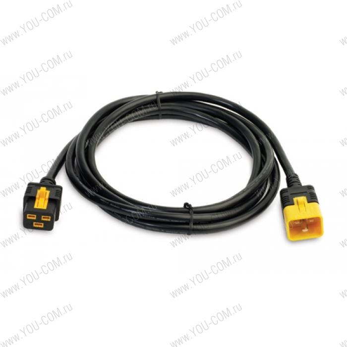 Кабель APC Power Cord, Locking C19 to C20, 3.0m