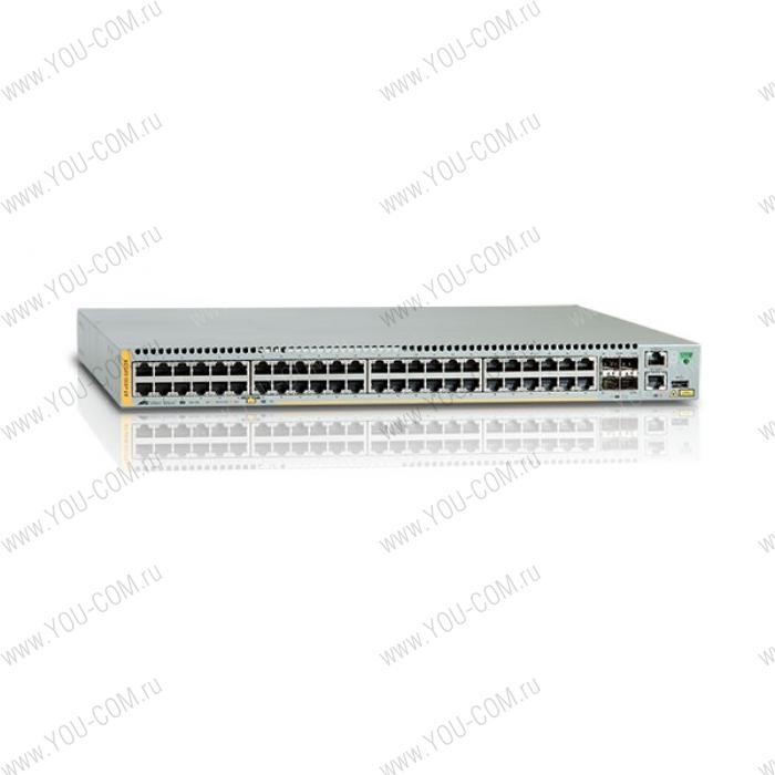 Коммутатор Allied telesis 48 x 10/100/1000BASE-TX ports, 2 x SFP+ ports, 2 x SFP+/Stack ports, 1 x Expansion module and dual hotswap PSU bays