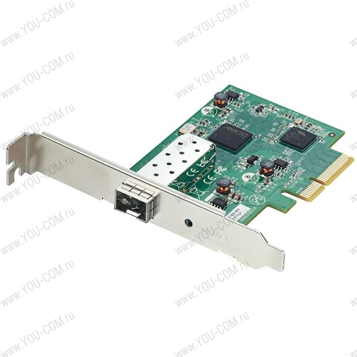 D-Link DXE-810S, 10 Gibabit PCI Express NIC with single SFP+ port 10G Managed with single SFP+ port PCI Express x4 2.0, 5 GT/s compliant NIC PnP, 802.1q VLAN, Flow control, Jumbo Frame 16k Windows 8 (