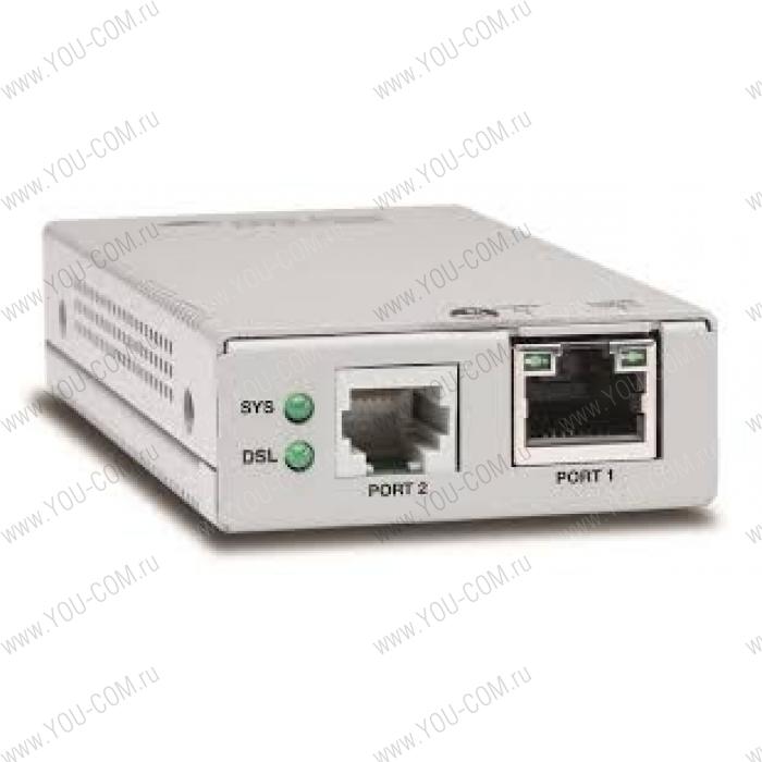 Медиаконвертер Allied telesis VDSL2 (RJ11) to 10/100/1000T Mini Media Converter