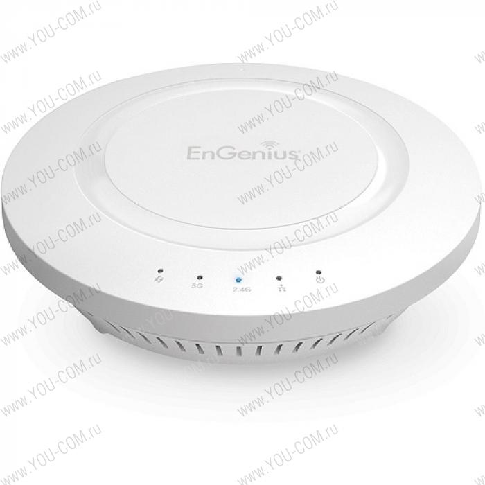 Беспроводная точка доступа EnGenius EAP1200H Wireless 11AC AP Ceiling Mount 11ac/b/g/n 2.4+5GHz 300+866 2T2R+2T2R 5dBi mimo ia GbE PoE (alt UAP-AC-PRO)