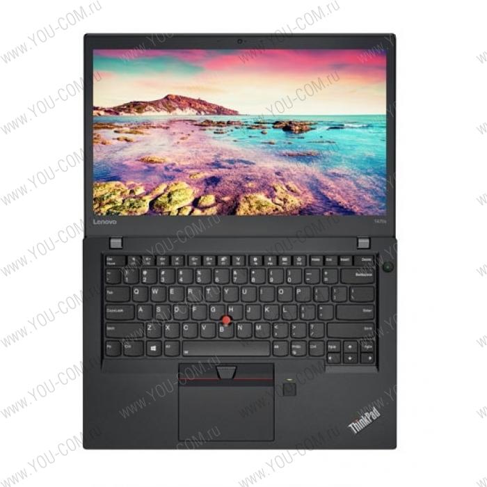 Ноутбук ThinkPad T470s 14.0" FHD (1920х1080) IPS, i5-7200U(2,5GHz), 8GB DDR4, 256GB SSD, intel HD 620, WWAN ready, WiFi, BT, FPR+SCR, TPM, 3+3Cell, Camera, Win10 Pro, 1.36 kg, 3y.OS