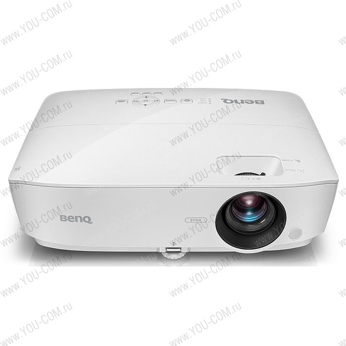 Проектор BenQ MS531 DLP; SVGA; 3300 AL; High Contrast Ratio 15,000:1; 1.2x zoom; 10000 hrs lamp life; 3D via HDMI (вместо MS527)