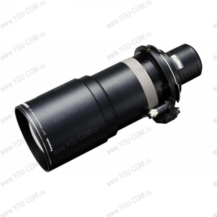 [ET-D75LE8] Объектив Zoom (7.9–15.0:1); F=2.5 - 2,7; f = 154 mm–289 mm; размеры 150 x 150 x 404 mm; вес 8,5кг для проектора Panasonic PT-D7700/PT-DW7000/PT-D10000/PT-DW10000