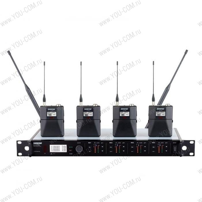 Четырехканальная цифровая радиосистема с поясными передатчиками Shure ULXD14QE / LC
