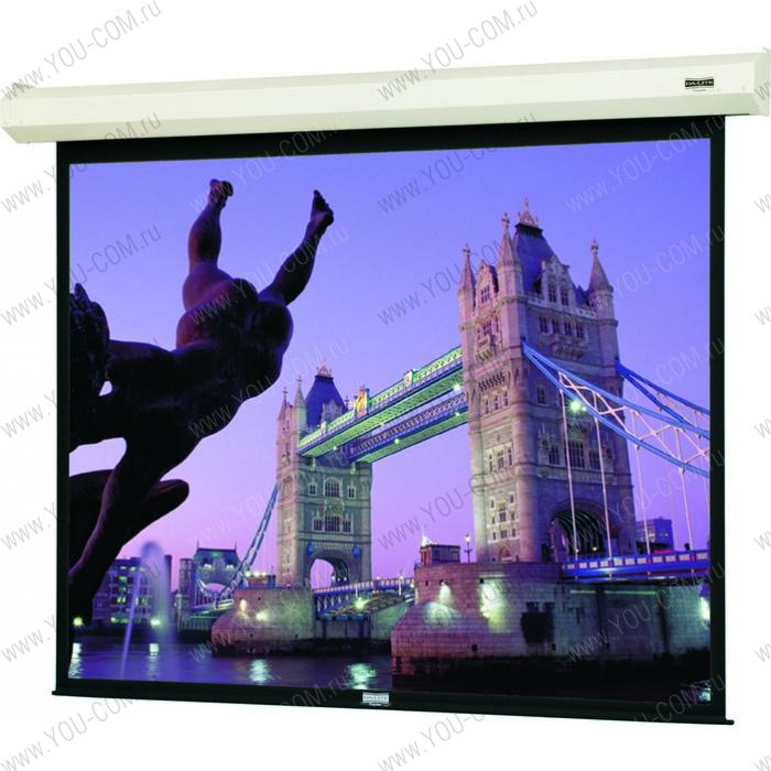 Экран проекционный Da-lite Cosmopolitan® Electrol® 110"с электроприводом  16:9 HDTV FORMAT, Matte White, проекционная область 137x244 см, длина корпуса 274см., цвет белый, дроп 30см.