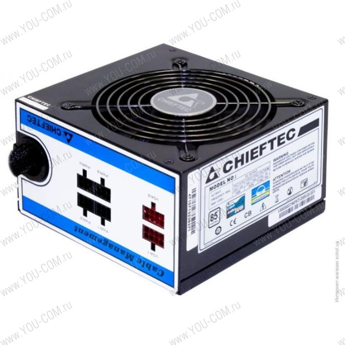 Блок питания Chieftec PSU CTG-650C 650W EPS12 Cab Manag 85+ 230V Retail 12cm Fan APFC (20+4),4+8p, Mod 2(3xSATA), 2(2xMolex+Floppy),2(6+2), 230V Only