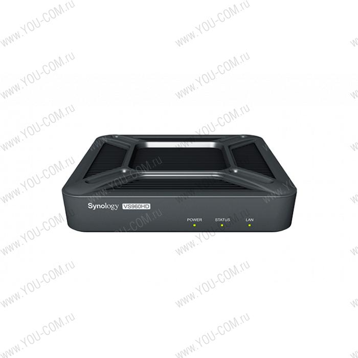 Терминал видеонаблюдения Synology VS960HD VisualStation, 1xHDMI 4k and 1xHDMI 1080p, 1x USB 3.0, 2x USB2.0, Gigabit LAN x1, up to 96 channels of real-time IP camera streams/3YW