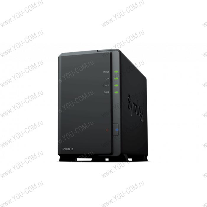 Synology PC-Less Surveillance Solution, HDMI 1080p, RAID0,1,5,6/up to 2HDDs SATA(3,5')(up to 7 with DX517)/1x USB 3.0, 2x USB2.0/1xCOM/4 IP cam(up to 12)/1xGigabit LAN/3YW