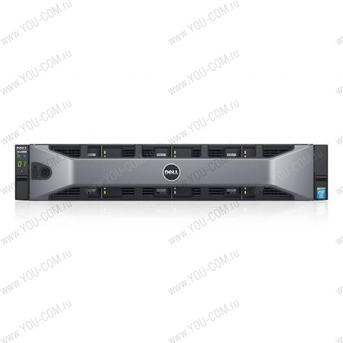 Дисковый массив Dell Storage SCv2020 FC 8GBs Dual Controller With Tranceivers/ 7x300GB 15k SAS/ UpTo24SFF HDD/ 2x580W RPS/ no Bezel/ no Rack Rails/ 3YPSNBD/ DEMO