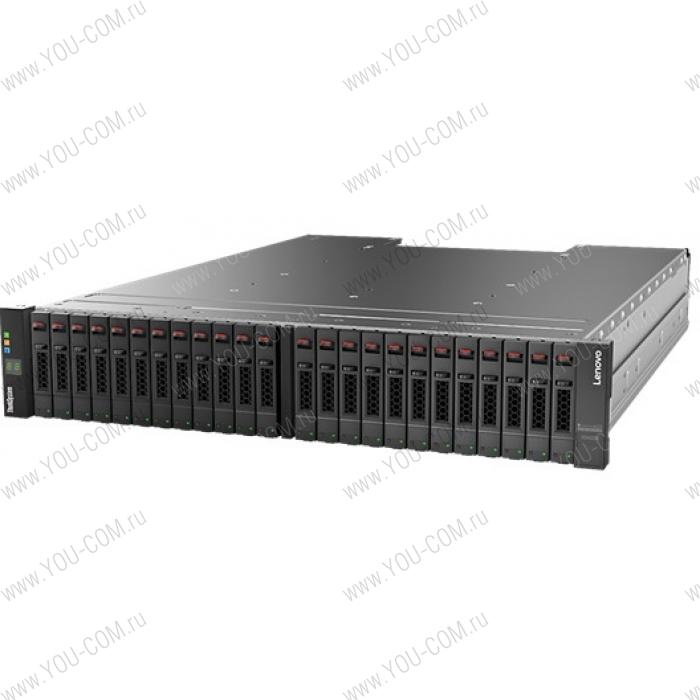 Полка расширения Lenovo TS TCh DS Series SFF Expansion 2U,noHDD SAS 2,5"(upto24),Ports per controller:3x12GB SAS x4 ports(HDD SFF-8644),2x1.5m 10A/100-250V C13 to IEC 320-C14 Rack Power Cables,2x580W p/s(upto2)