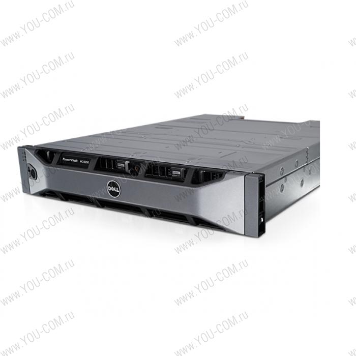 Дисковый массив Dell PowerVault MD3820f FC 16GBs 24xSFF Dual Controller 4GB Cache/ no HDD UpTo24SFF/ 2x600W RPS/ 4xSFP Tranceiver 16GBs/ Bezel/ Static ReadyRails II/ 3YPSNBD (210-ACCT)