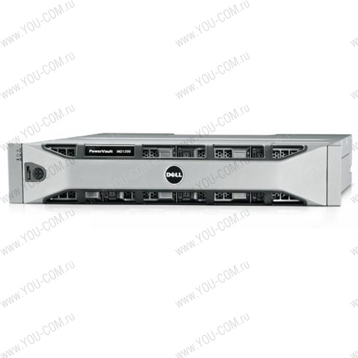 Dell PowerVault MD1200 SAS 12xLFF Dual EMM/ noHDD UpTo12LFF/ 2x2Tb SAS 7,2k/ 2x600W RPS/ 2xCable SAS 2m/ Bezel/ Static ReadyRails/ 3YPSNBD (210-30719)