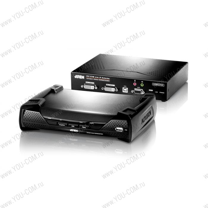 KVM удлинитель ATEN DVI Dual Display KVM over IP Extender