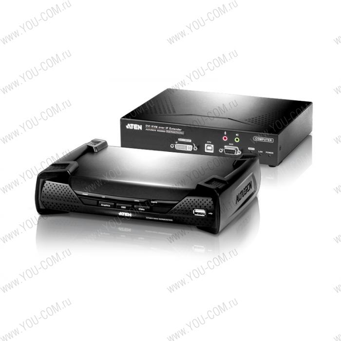 ATEN DVI Single Display KVM over IP Extender