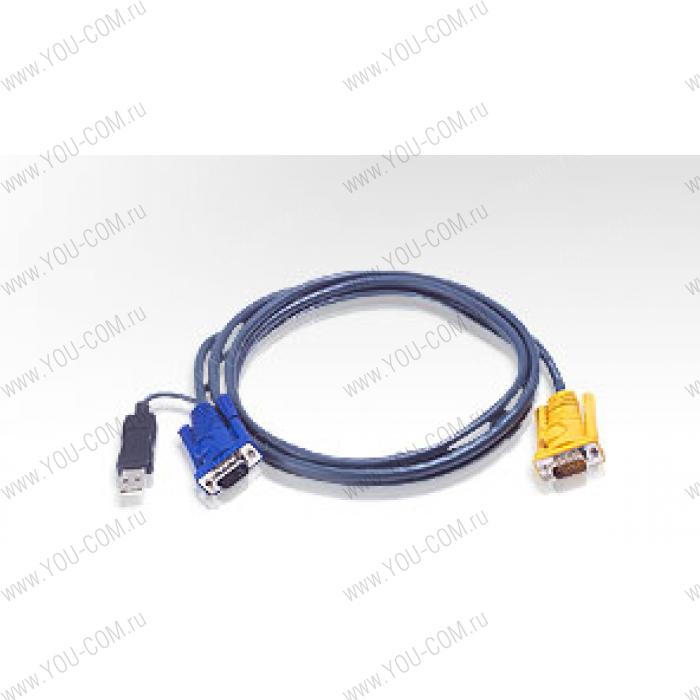 ATEN Intelligent cable HDB15m/USBAM; 5M*2L-5205UP