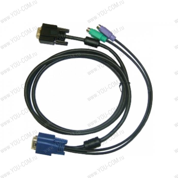 D-Link DKVM-IPCB5, All in one SPHD KVM Cable in 5m (15ft) for DKVM-IP1/IP8 devices