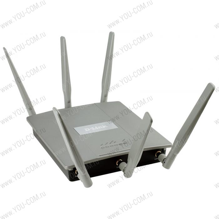 Точка доступа D-Link DAP-2695/A1A, Wireless AC1750 Dual-band Access Point with PoE. 802.11a/b/g/n, 802.11ac support , 2.4 and 5 GHz band (concurrent), Plenum-rated chassis, Up to 450 Mbps for 802.11N and up to 1300