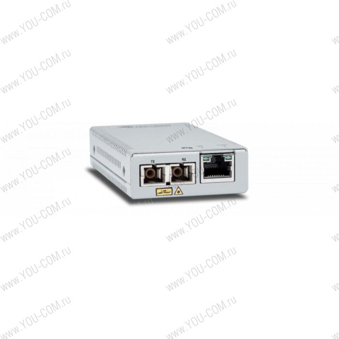 Медиаконвертер Allied telesis Mini Media Converter 10/100/1000T to 1000BASE-SX MM, SC Connector