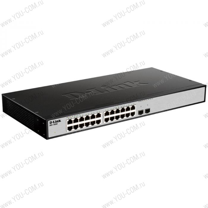 D-Link DGS-1026X/A1A, 24 Port Gigabit + 2 SFP+ Unmanaged Switch