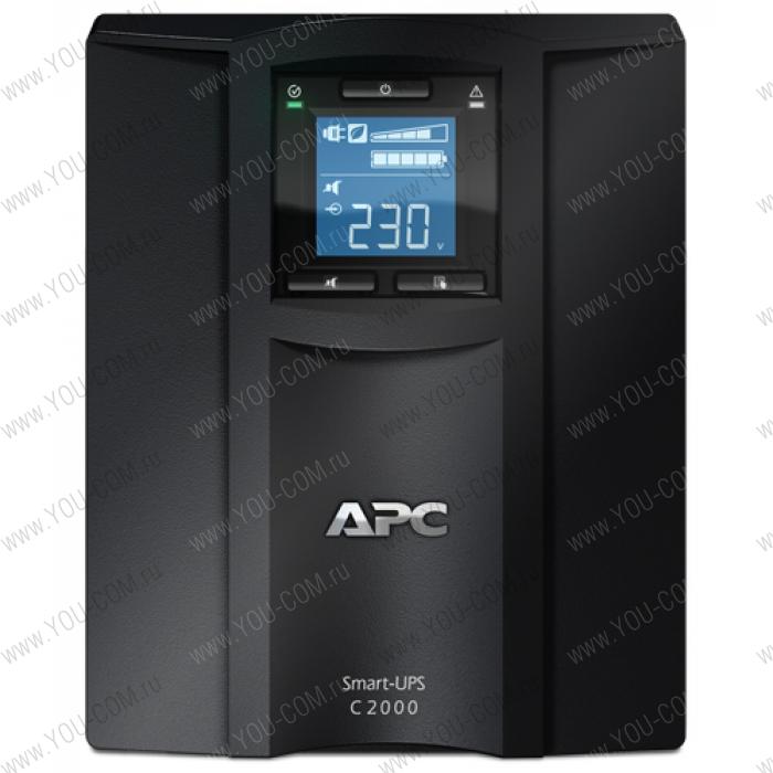 Источник бесперебойного питания Smart-UPS C 2000VA/1300W, 230V, Line-Interactive, LCD(незначительное кповреждение коробки)