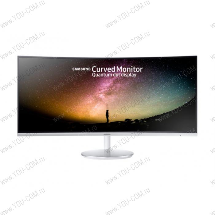 Samsung 34" C34F791WQI VA LED изогнутый 21:9 3440x1440 4ms 250cd 178/178 3000:1 HDMI*2 DP M/M HAS USB White