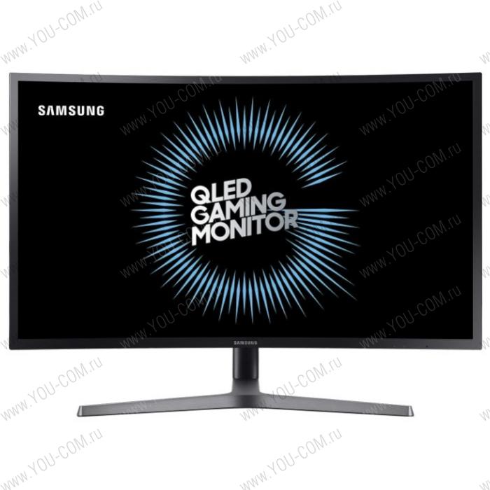 Монитор Samsung 31.5" C32HG70QQI VA LED изогнутый LED 16:9 2560x1440 1ms 3000:1 350cd 178/178 2*HDMI DP USB HAS Pivot Black-Grey