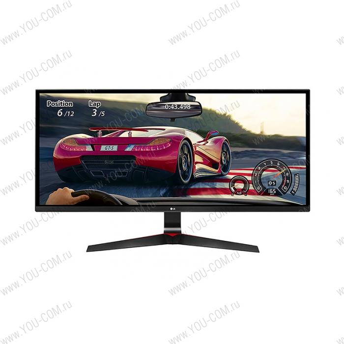 Монитор LG 29" 29UM69G-B Gaming IPS LED, 2560x1080, 1ms, 250cd/m2, 100Mln:1, 178°/178°, HDMI, DisplayPort, USB-С, Tilt, колонки, VESA, Black