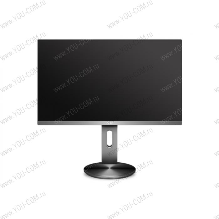 Монитор 27" AOC I2790PQU/BT 1920x1080 IPS LED 16:9 4ms D-Sub HDMI DP 50M:1 USB 3.0 178/178 250cd Speakers HAS Silver/Black