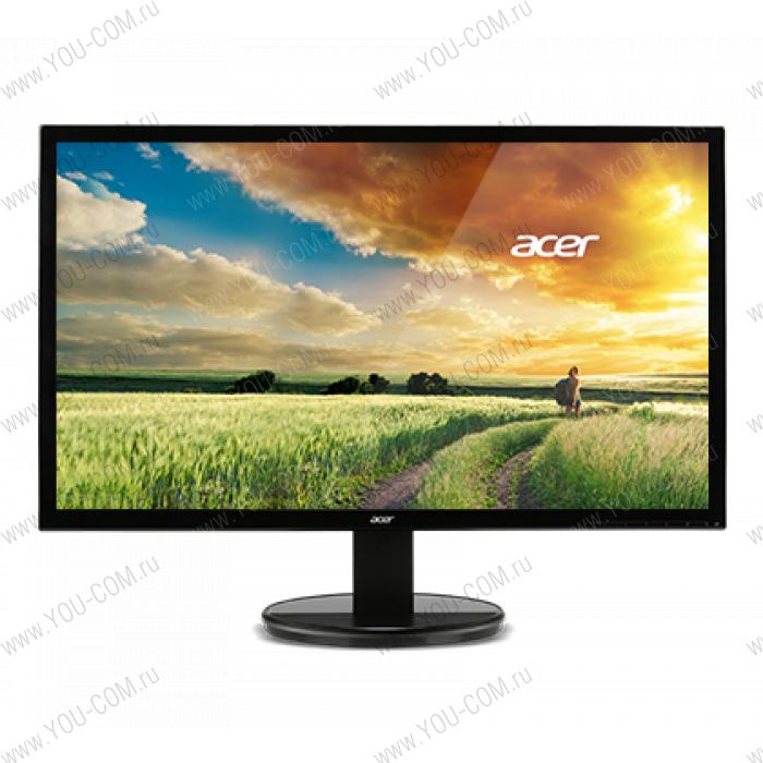 Монитор ACER 27" K272HLEbd LED VA, 1920x1080, 4ms, 300 cd/m2, 100M:1, 178°/178°, D-Sub, DVI, VESA(100x100), ZeroFrame, Glossy Black (repl. UM.HX3EE.E02)