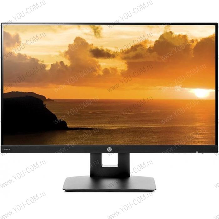 Монитор HP VH240a 23,8 Monitor 1920x1080, 16:9, IPS, 250 cd/m2, 1000:1, 5ms, 178°/178°, VGA, anti-glare, Black