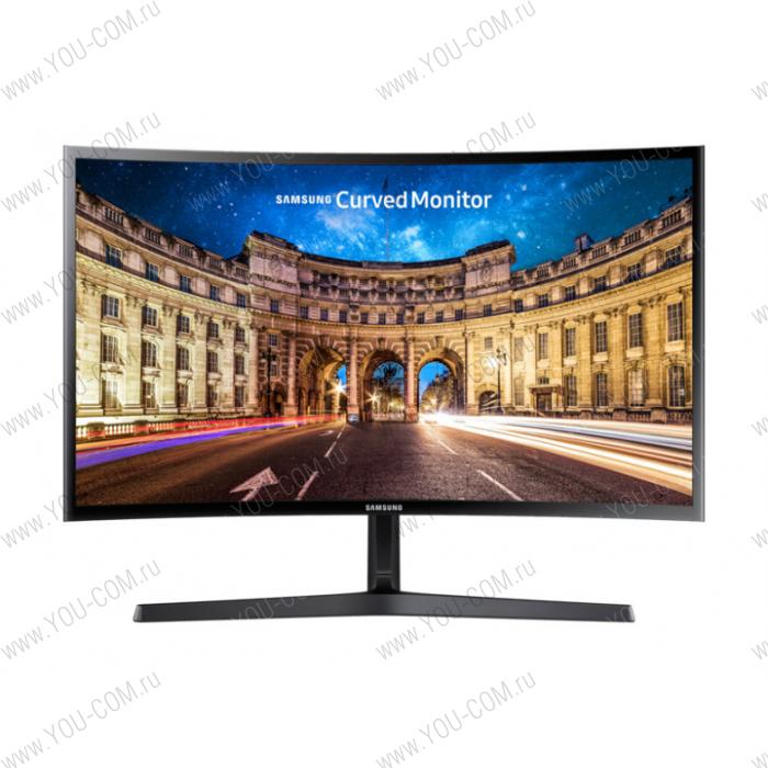 Монитор Samsung 23.5" C24F396FHI VA LED изогнутый 16:9 1920x1080 4ms 250cd 3000:1 178/178 D-Sub HDMI БП внешний Glossy Black (r-С24F390FHI)