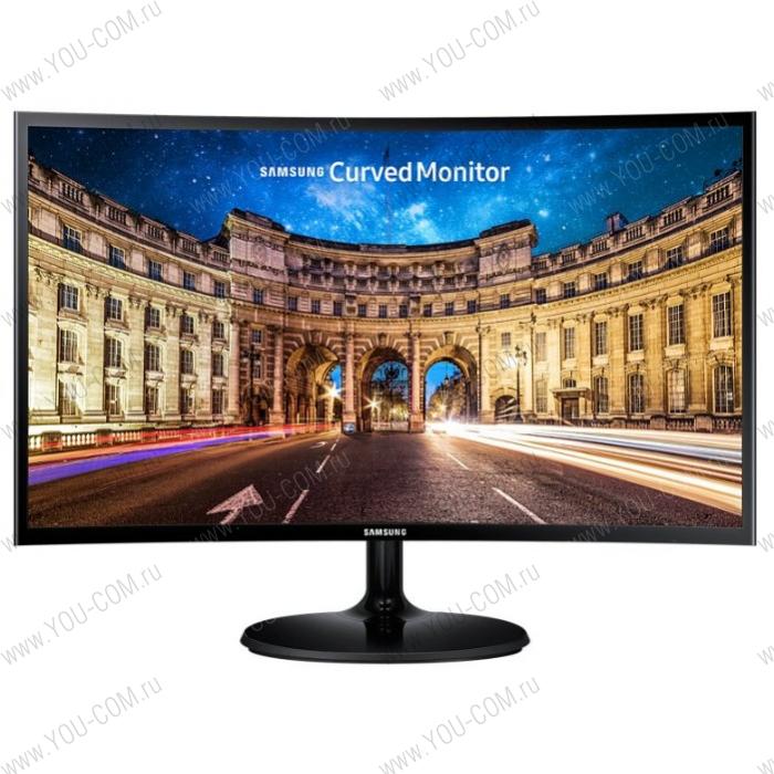 Монитор Samsung 23.5" C24F390FHI VA LED изогнутый 16:9 1920x1080 4ms 250cd 3000:1 178/178 D-Sub HDMI БП внешний Glossy Black