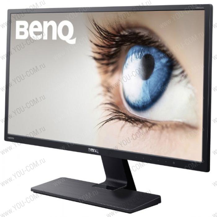 Монитор BENQ 23,8'' GW2470HM AMVA+ (SNB) LED, 1920x1080, 4ms, 250 cd/m2, 178/178, 20 Mln:1, D-Sub, DVI, HDMI, Speaker, Glossy Black / Texture black