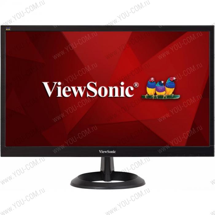 Монитор Viewsonic 21.5" VA2261-8 LED, 1920x1080, 5ms, 250cd/m2, 170°/160°,  50Mln:1, D-Sub, DVI, Tilt, VESA, Glossy Black