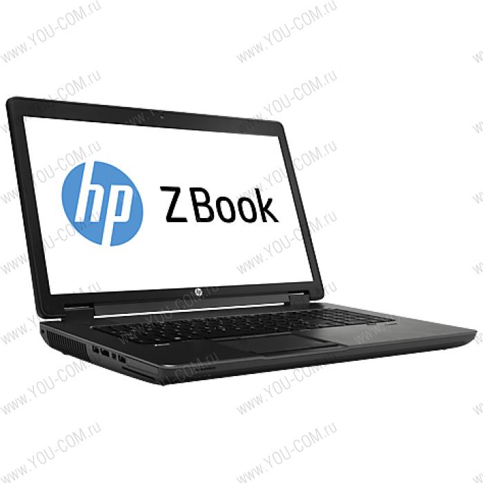 Ноутбук без сумки ZBook 17 Core i7-4700MQ 2.4GHz,17.3" FHD DreamColor LED AG Cam,8GB DDR3L(2),750GB 7.2krpm,32Gb FlashCache,BD-ROM/DVDRW,NV K4100M 4GB,WiFi,BT,8CLL,FPR,3.47kg,3y,Win7Pro(64)+Win8Pro(64)_DEMO