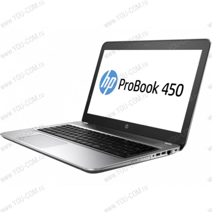 Ноутбук без сумки HP Probook 450 G4 Core i5-7200U 2.5GHz,15.6" FHD LED AG Cam,8GB DDR4(1),1TB 5.4krpm,DVDRW,WiFi,BT,3C,FPR,2.2kg,1y,Win10Pro(64) (Незначительное повреждение коробки )